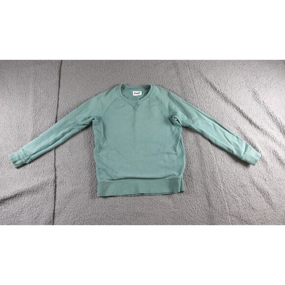Pact Tops - Pact Organic Sweatshirt Womens Small Green Cotton Pullover